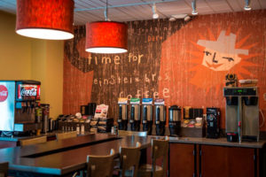 Einstein Bros Clifton coffee station