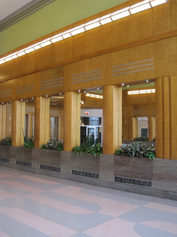 Cincinnati Museum at Union Terminal renovated hallway