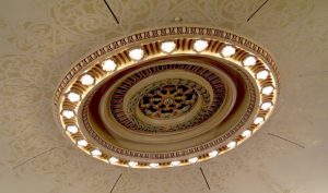 Carnegie Visual and Performing Arts Center ceiling detail