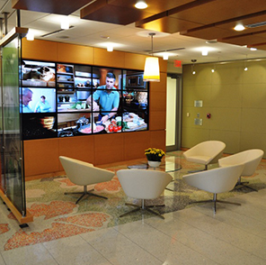 Scripps Network Interactive lobby sitting area