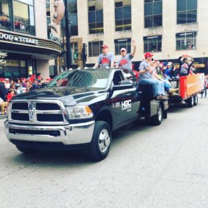HGC truck in Opening Day Parade