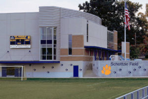 St. Ursula Academy gymnasium and field