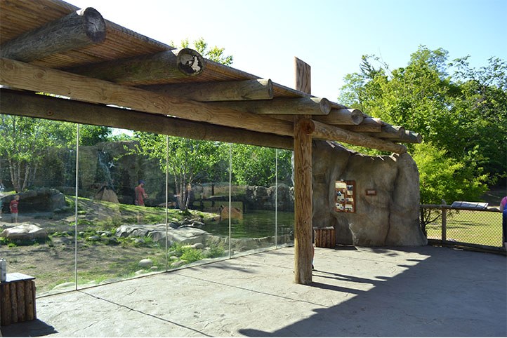 Cincinnati Zoo African Safari viewing area