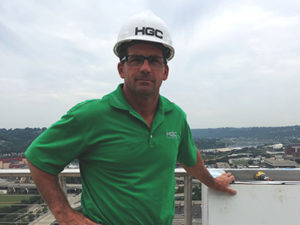Portrait of Bob Pitz on job site