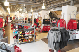 Dubois Bookstore interior, apparel and gifts