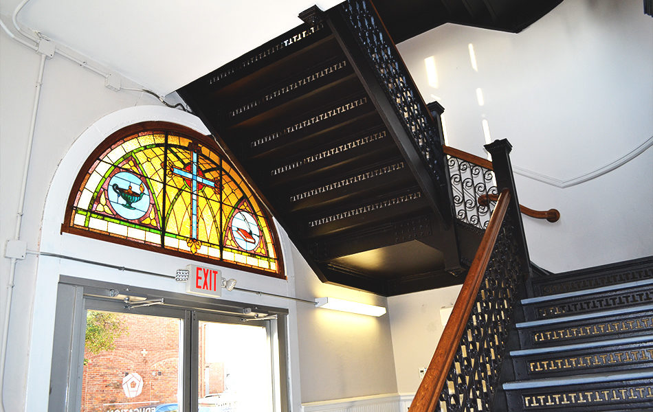 Lower Price Hill Community School staircase