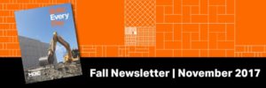Graphic displaying Fall 2017 Newsletter