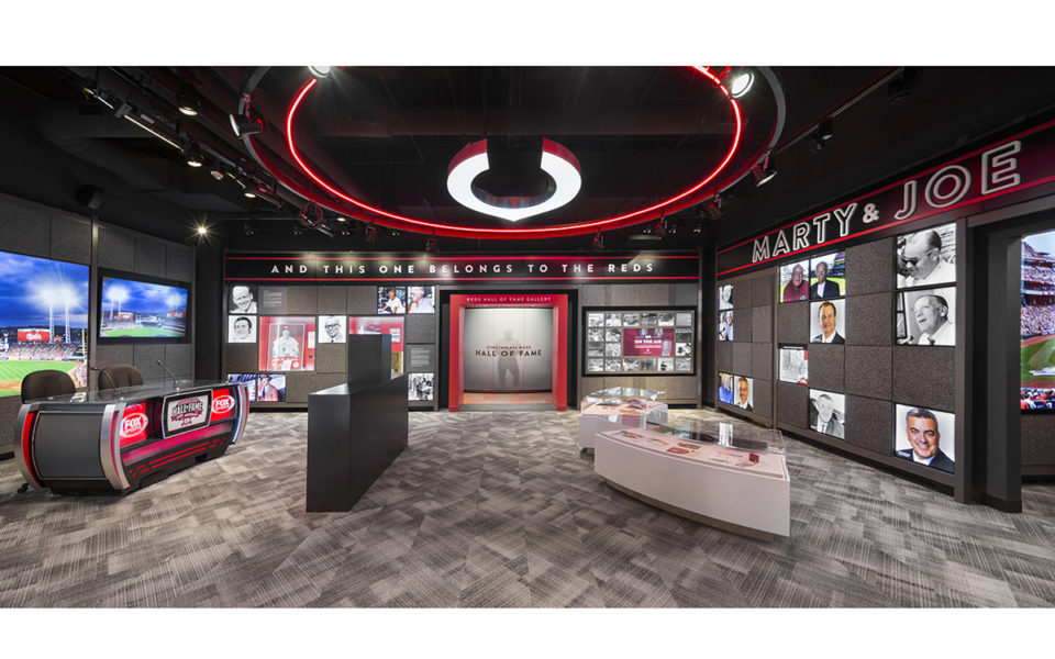 Interior of Reds Hall of Fame