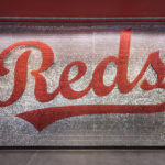 Feature wall at Reds Hall of Fame