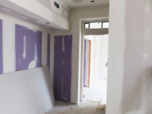 Drywall in Columbia Building