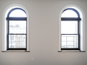 Two historic windows in Columbia Flats