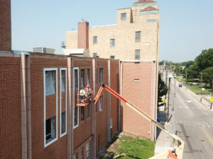 crane and exterior repairs in Norwood