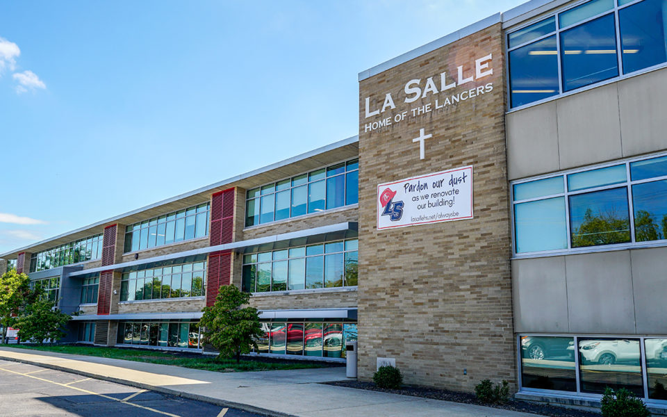 LaSalle High School exterior renovation completed