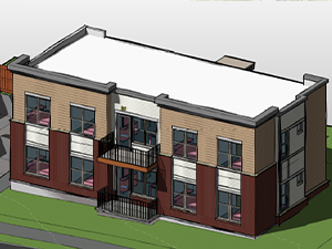 rendering of building