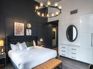 interior of guest rooms at Grady Hotel